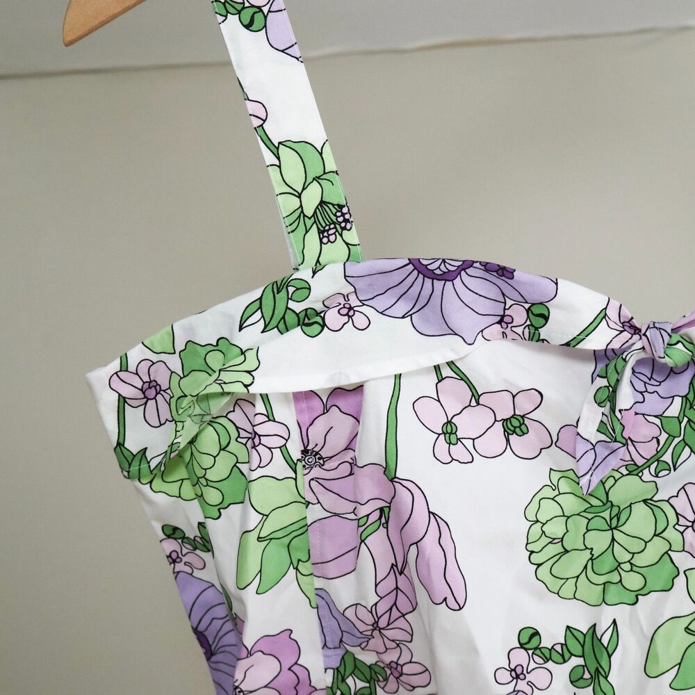 Y2K Ann Taylor Loft Floral Sweetheart tank 12 - Picture 2 of 6